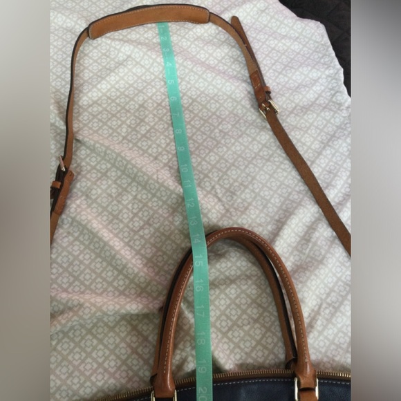 Dooney and Bourke Shoulder/Hand bag. Blue - Picture 13 of 16